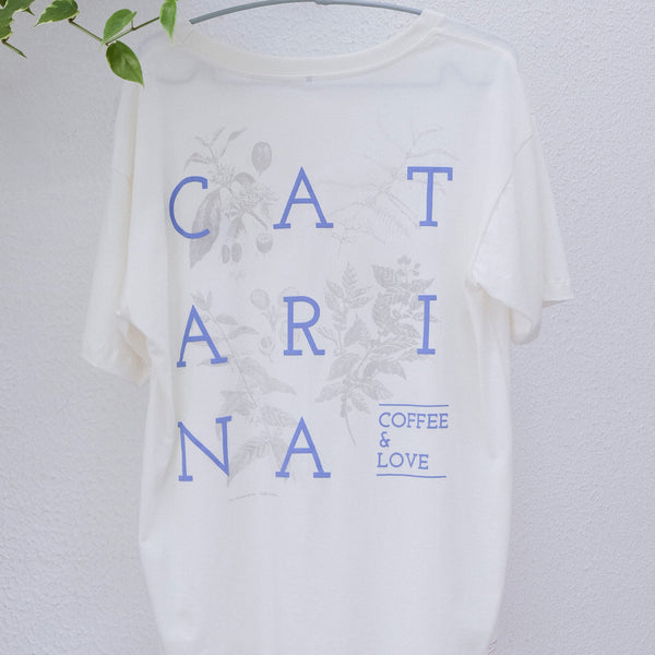 Camiseta Catarina Botânica (branca)