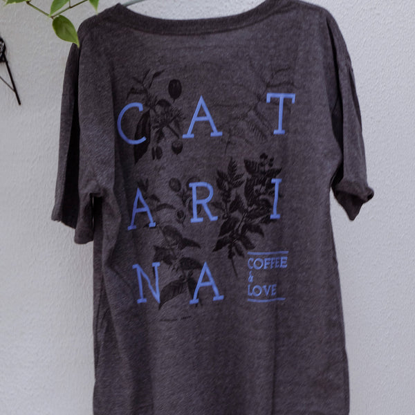 Camiseta Catarina Botânica (cinza)