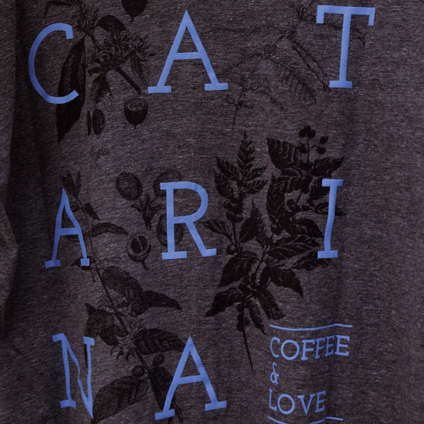 Camiseta Catarina Botânica (cinza)